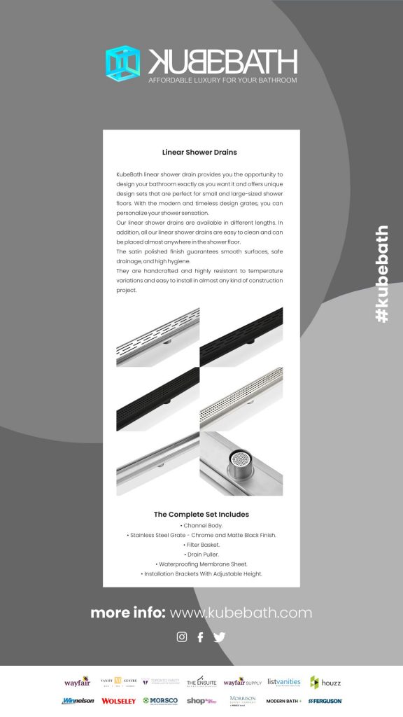 Linear Drains kubebath social 05